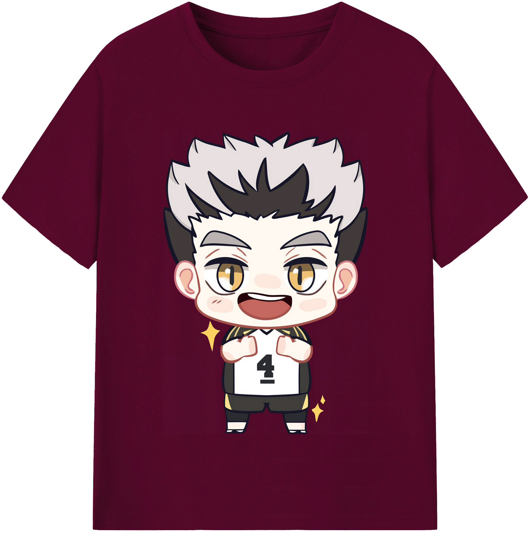 （画像用） ハイキュー!! Haikyu!! レディースカジュアルプリントTシャツ（綿100％）